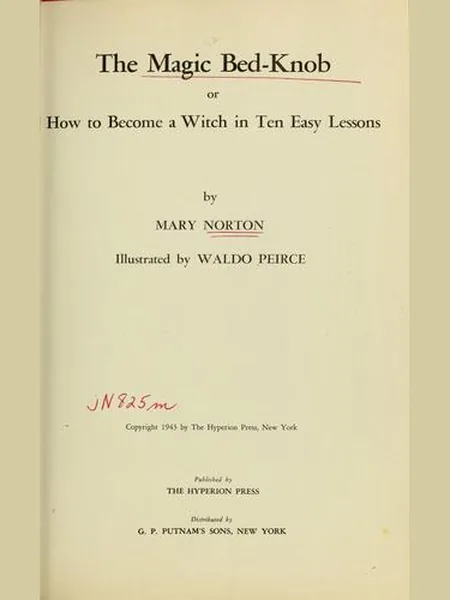 The Magic Bed-Knob cover, Dent 1945