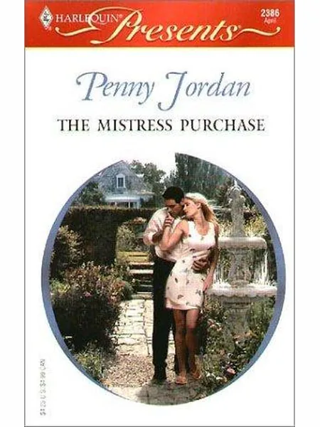 The Mistress Purchase, cover of the Harlequin Books, 2004 edition (the Mills & Boon 2004 cover is not yet photographed)