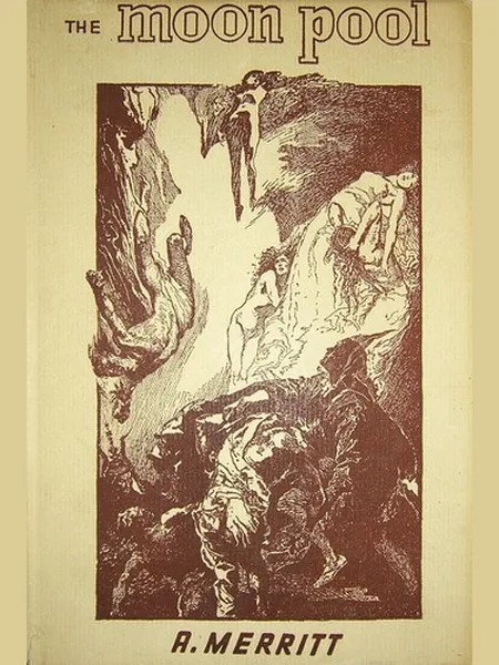 The Moon Pool, cover of another edition (the Duckworth 2009 cover is not yet photographed)