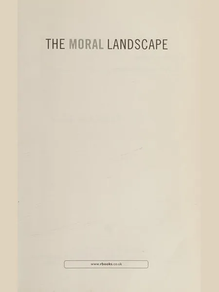The Moral Landscape cover