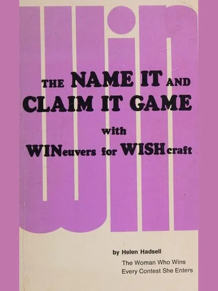 The Name It and Claim It Game first edition cover, DeVorss 1971