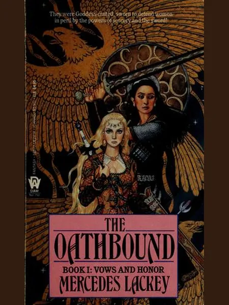 The Oathbound first edition cover, DAW Books 1988