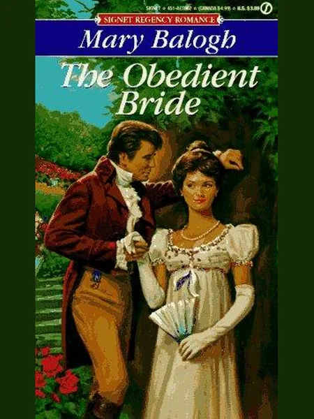 The Obedient Bride first edition cover, Signet 1989