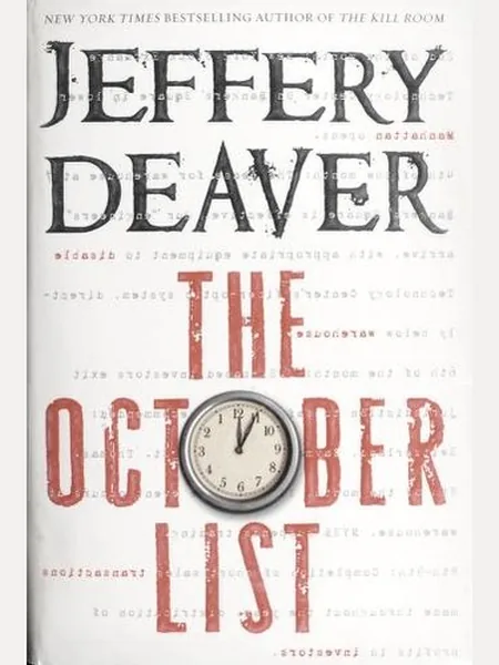 The October List cover, Grand Central Publishing 2013