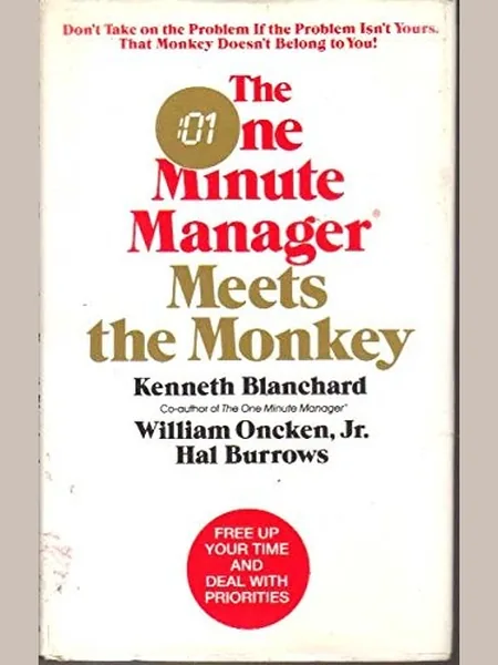 The One Minute Manager Meets the Monkey cover, HarperCollins 1990