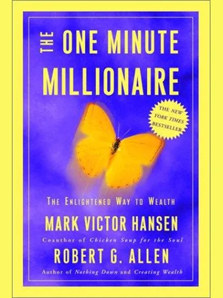 The One Minute Millionaire first edition cover, Harmony Books 2002