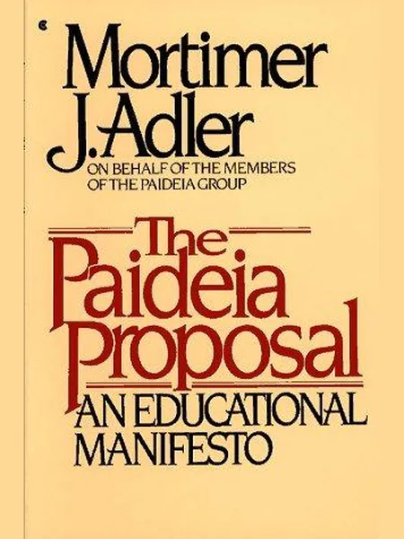 The PAIDEIA PROPOSAL cover, Macmillan 1982