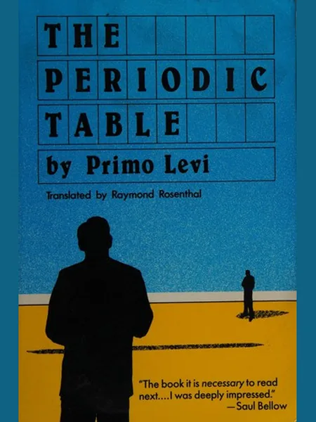 The Periodic Table, cover of another edition (the Joseph 1985 cover is not yet photographed)