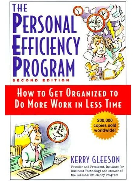 The Personal Efficiency Program, cover of another edition (the Wiley 1994 cover is not yet photographed)