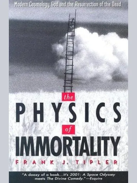 The Physics of Immortality, cover of another edition (the Macmillan 1995 cover is not yet photographed)