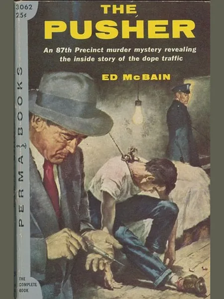 The Pusher first edition cover, Permabook 1956