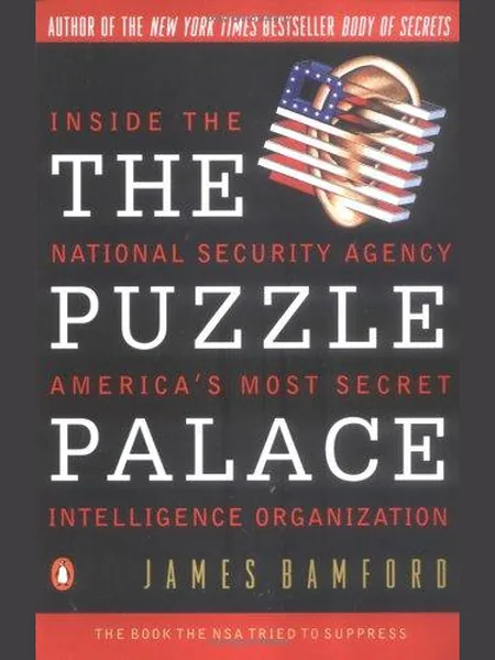 The Puzzle Palace, cover of another edition (the Sidgwick & Jackson 1983 cover is not yet photographed)