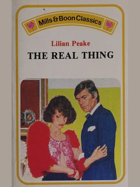 The Real Thing, cover of another edition (the Mills & Boon 1972 cover is not yet photographed)