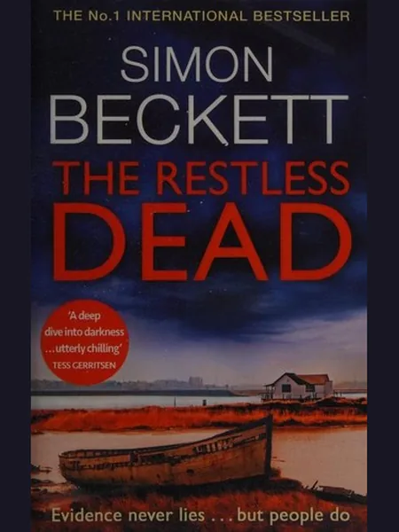The Restless Dead, cover of another edition (the Bantam Books 2017 cover is not yet photographed)