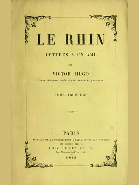 The Rhine, cover of another edition (the D. Aird 1843 cover is not yet photographed)