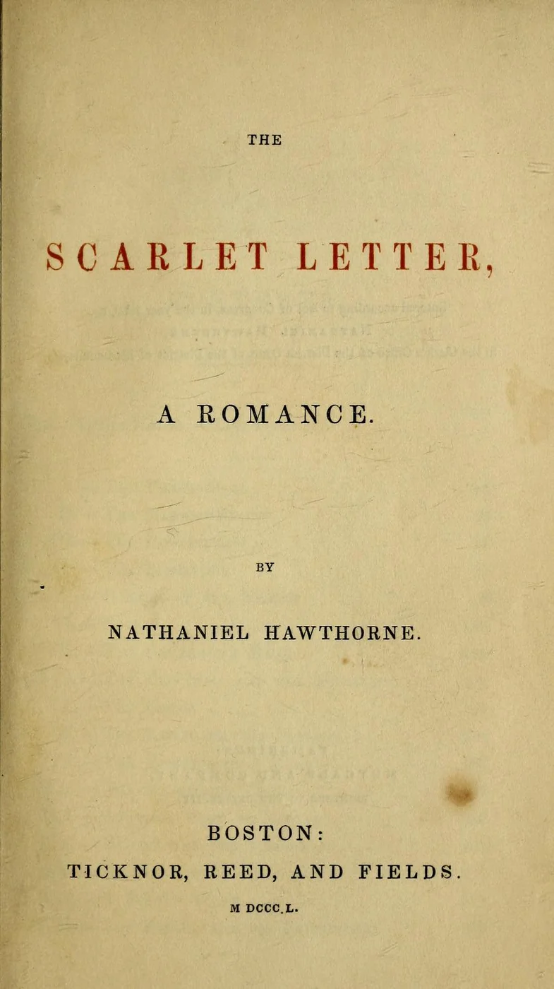 The Scarlet Letter cover
