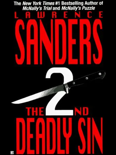 The Second Deadly Sin, cover of another edition (the G.P. Putnam's Sons 1977 cover is not yet photographed)
