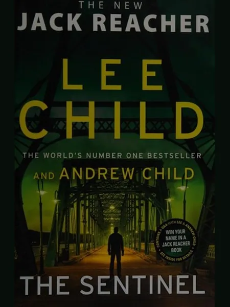 The Sentinel first edition cover, Bantam Books 2020