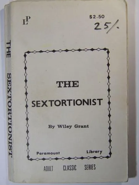 The Sextortionist cover, Paramount Library 1969
