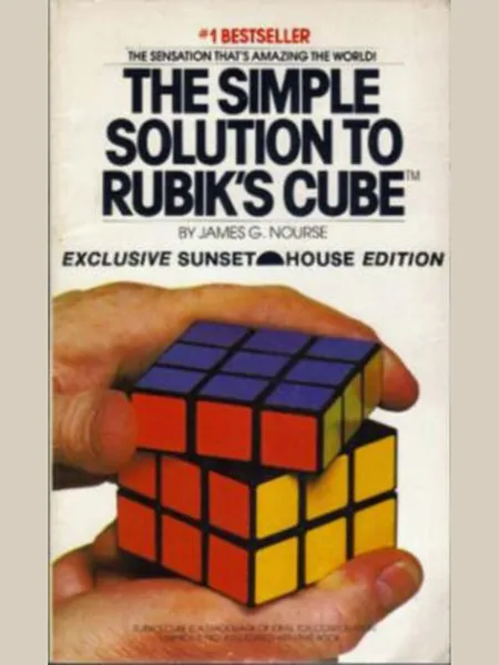 The Simple Solution to Rubik's Cube, cover of another edition (the Corgi 1981 cover is not yet photographed)