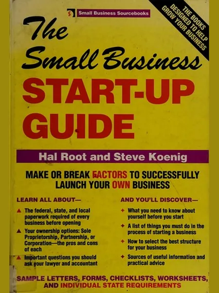 The Small Business Start-Up Guide cover