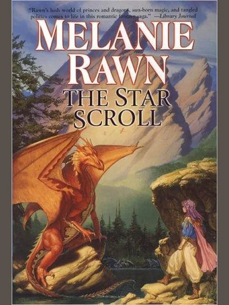 The Star Scroll, cover of the DAW Trade, 2005 edition (the Pan Books 1990 cover is not yet photographed)