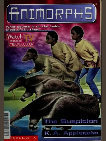 The Suspicion, cover of another edition (the Scholastic 1998 cover is not yet photographed)