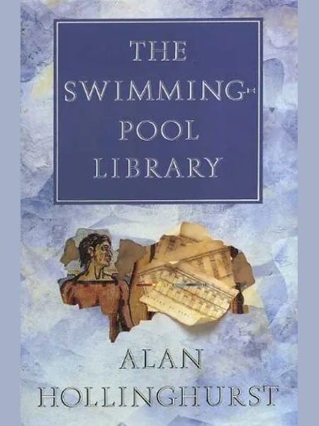 The Swimming-Pool Library first edition cover, Chatto & Windus 1988