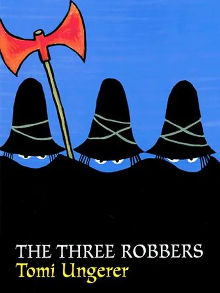 The Three Robbers, cover of another edition (the Methuen 1981 cover is not yet photographed)