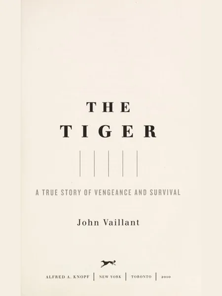 The Tiger cover
