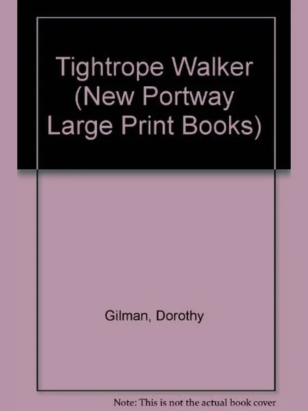 The Tightrope Walker, cover of another edition (the Hale 1980 cover is not yet photographed)