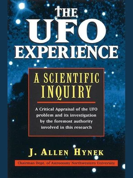 The UFO Experience, cover of another edition (the H. Regnery Co 1972 cover is not yet photographed)