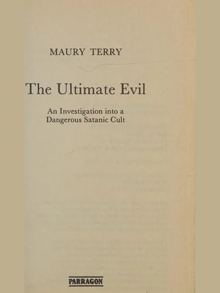 The Ultimate Evil cover