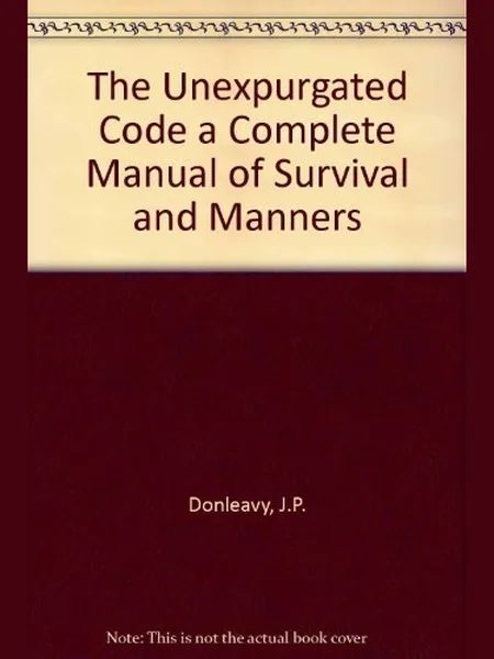 The Unexpurgated Code cover