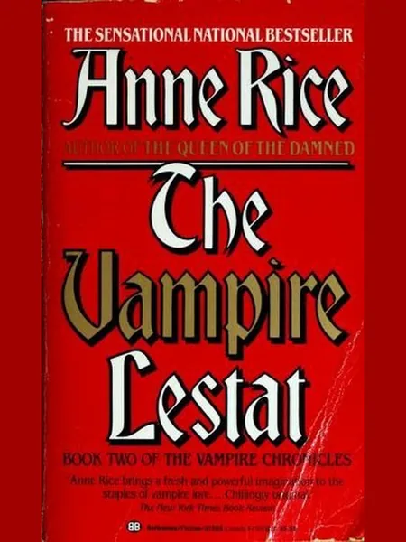 The Vampire Lestat, cover of another edition (the Warner Books 1994 cover is not yet photographed)