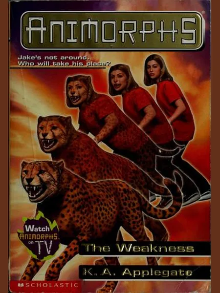 The Weakness, cover of another edition (the Scholastic 2001 cover is not yet photographed)