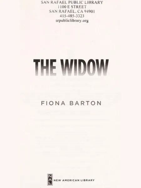 The Widow cover
