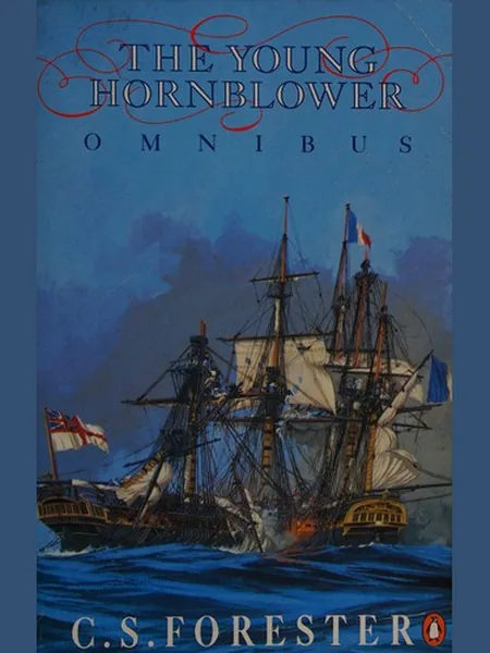 The Young Hornblower, cover of another edition (the Michael Joseph 1950 cover is not yet photographed)