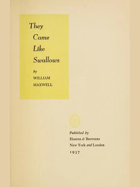 They Came Like Swallows cover