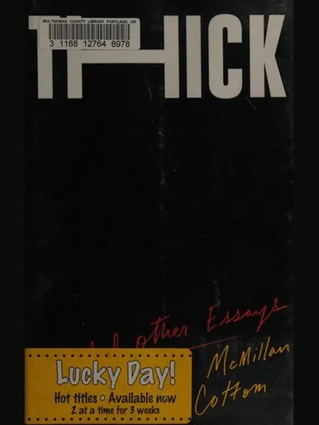 Thick first edition cover, New Press 2019