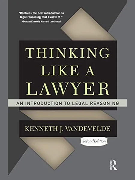Thinking Like a Lawyer cover, Routledge 2019
