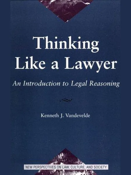 Thinking Like a Lawyer first edition cover, Westview Press 1996