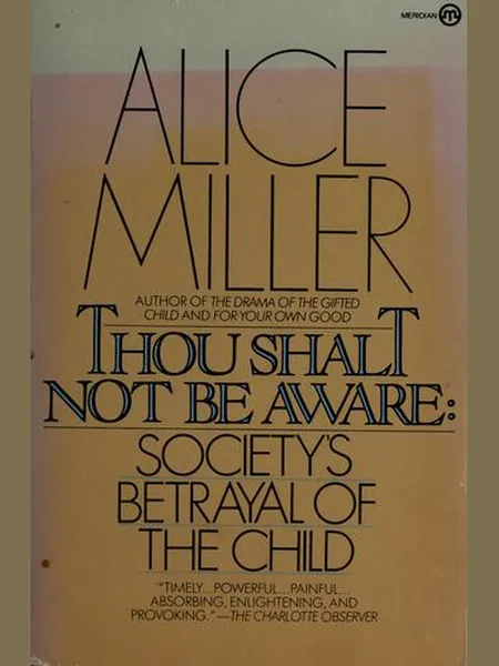 Thou Shalt Not Be Aware, cover of another edition (the Pluto Press 1985 cover is not yet photographed)