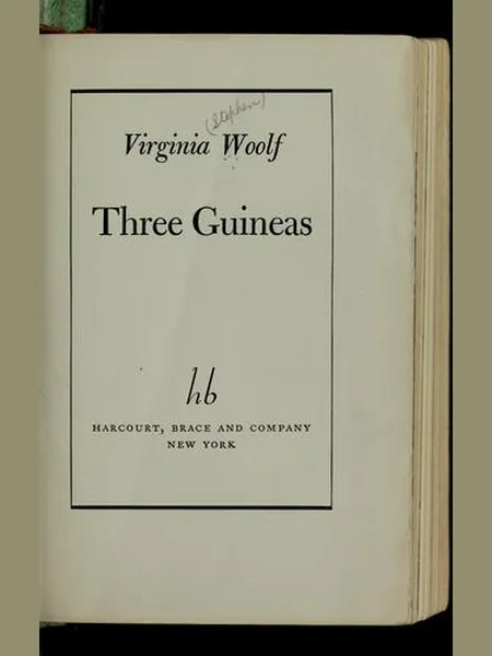 Three Guineas cover