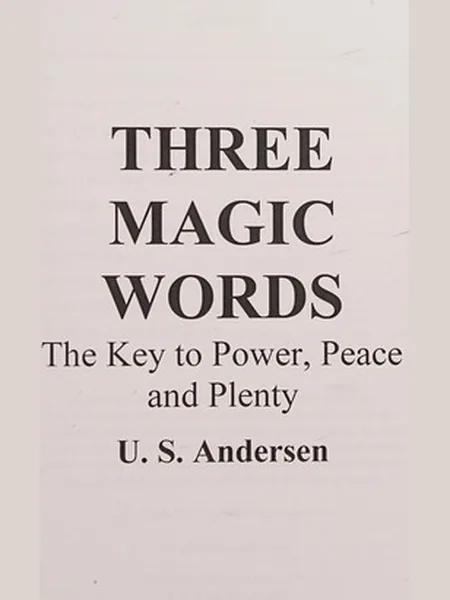 Three Magic Words cover