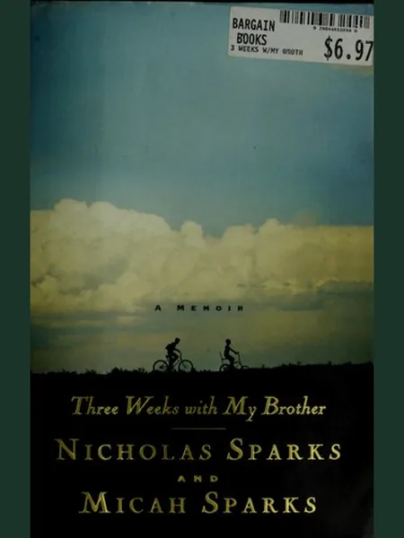 Three Weeks with My Brother first edition cover, Warner Books 2004