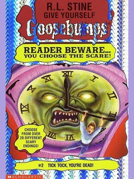 Tick Tock, You're Dead! cover, Scholastic 1995