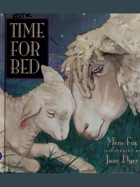 Time for Bed cover