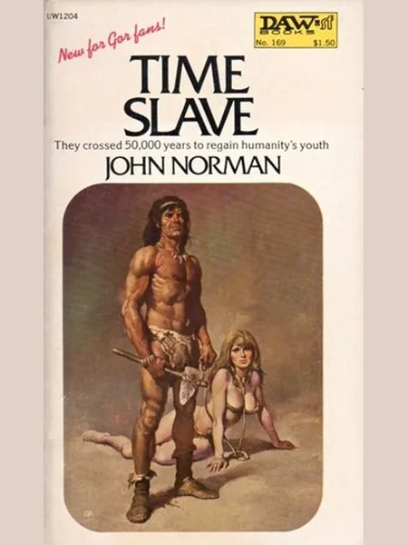 Time Slave first edition cover, DAW Books 1975