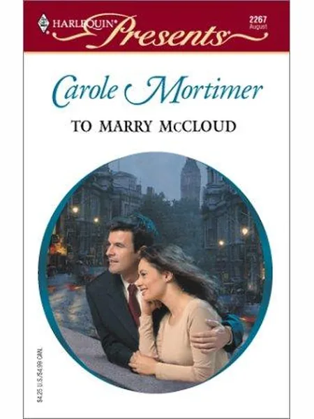 To Marry Mccloud cover, Mills & Boon 2002